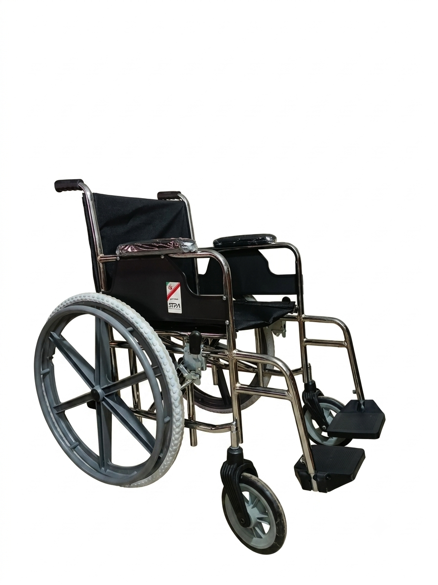 101B-1 ویلچر ساده اسپرت توپر کد 101B - تصویر 1