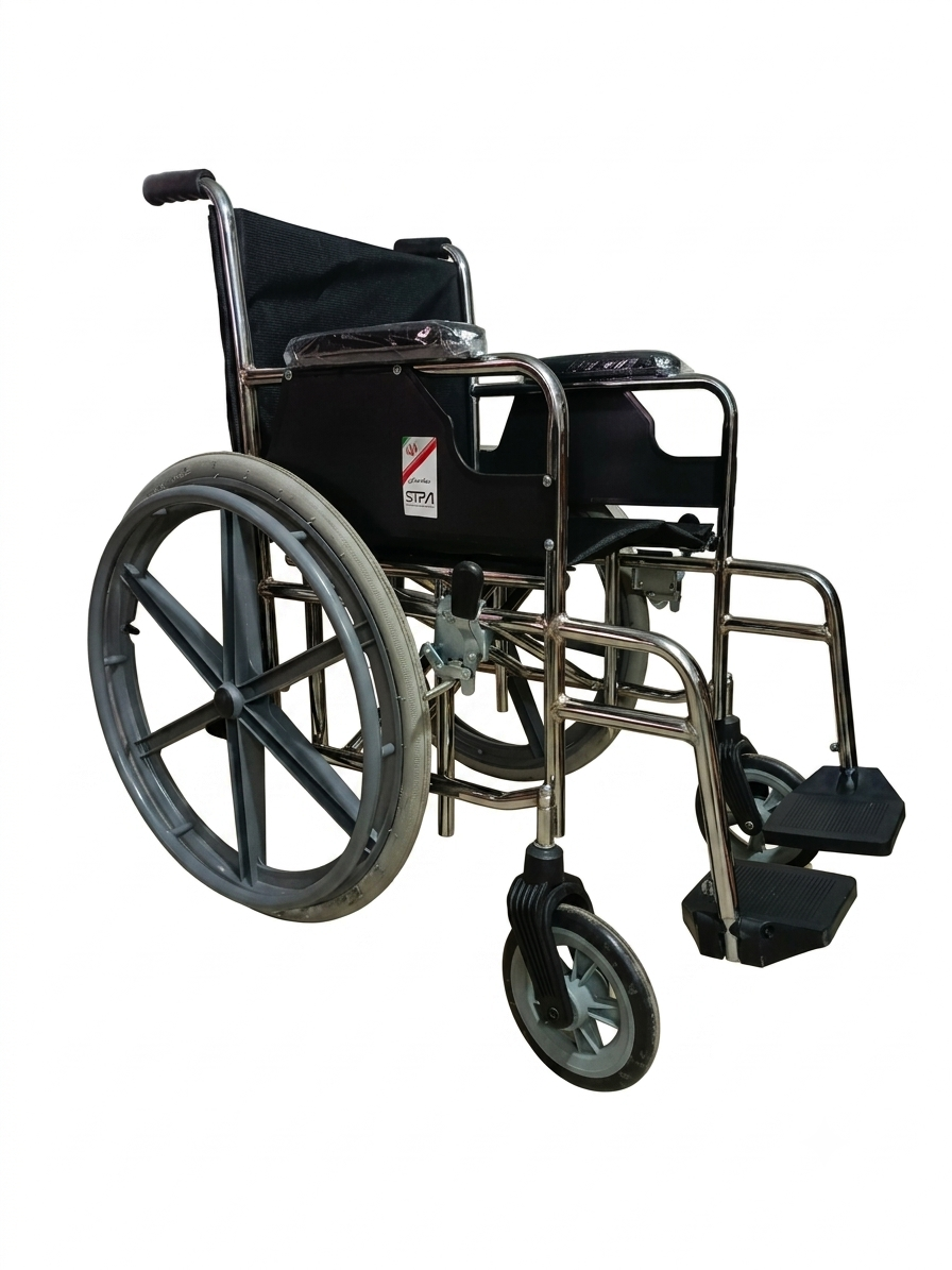 101E-1 ویلچر ساده اسپرت بادی کد 101E - تصویر 1